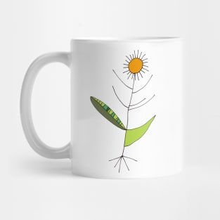 Post modern flowers Mug